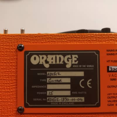 Orange AD 15/12  valve guitar combo 1999 - 2000 UK image 4