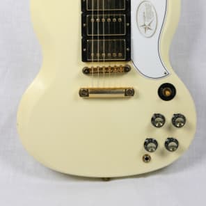 Gibson Custom Shop Les Paul SG Custom RI VOS 3 Pickups 2011 Alpine White / Gold HW image 1
