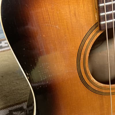 Framus 6-String Texan Acoustic 1960s Tobacco Sunburst See pics image 21