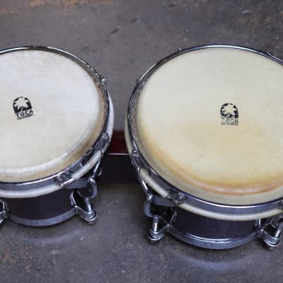 Toca Kaman Bongos Cherry Red Vintage | Reverb