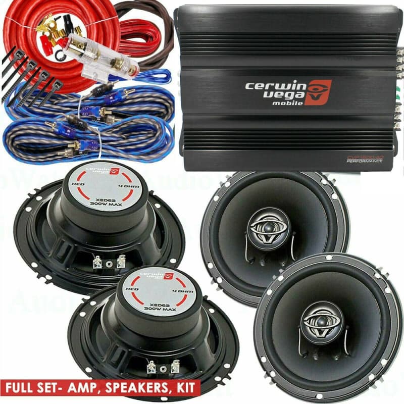 Cerwin Vega SB4X 800W Max / 200W RMS Six (6) Speaker Waterproof