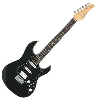 Fujigen Expert Odyssey Electric Guitar EOS-AL-R Black Color SSH image 1