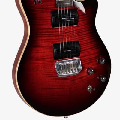 Wild Custom Guitars Gyrock Dark Red Burst Canadian Maple / Honduran Mahogany #028 image 2