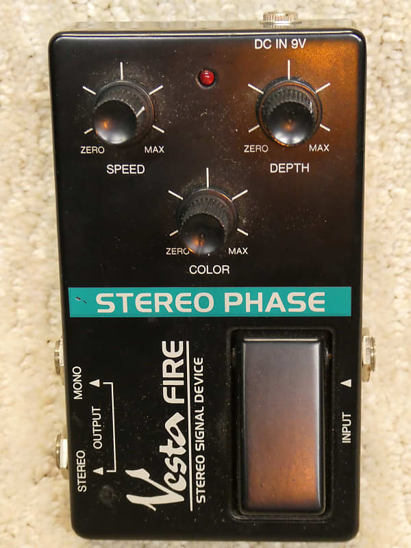 ギター Vesta Fire stereo flanger Vesta Fire DST distortion and SFL stereo flanger - YouTube