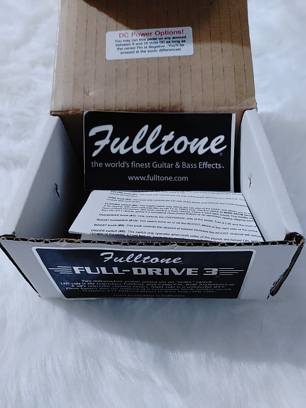 Fulltone Full-Drive 3 Overdrive | Reverb Canada