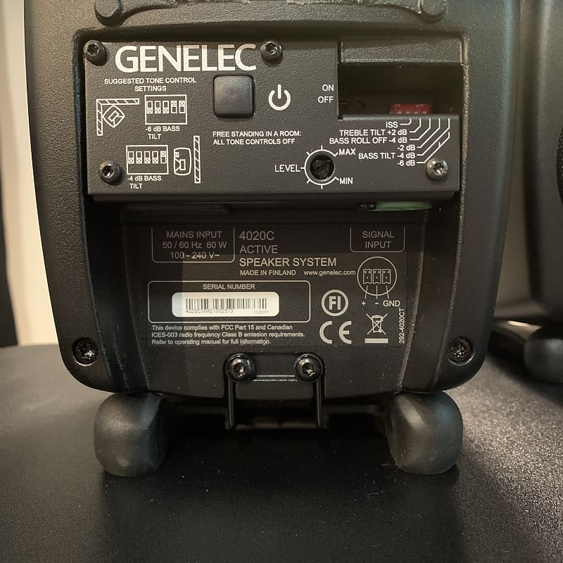 Genelec 8020C / 4020C Studio Monitors | Reverb Genelec 8020C / 4020C Studio Monitors | Reverb