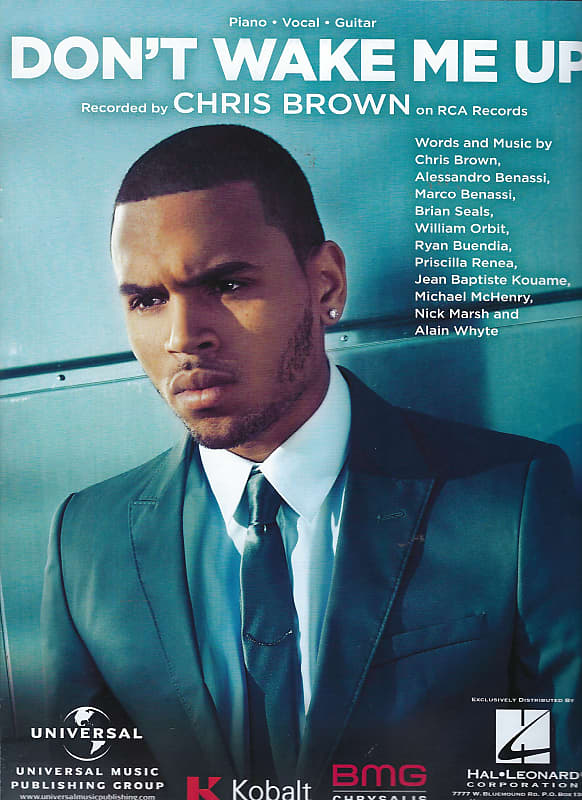 Chris Brown Don't Wake Me Up Sheet Music image 1