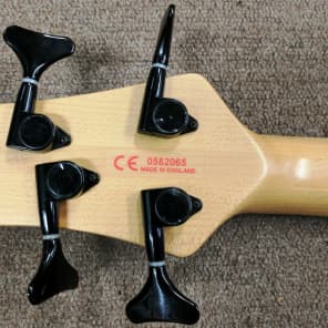 Rare UK Status Electro II 4 String Electric Fretless Bass, Semi-Hollow, Birds Eye Maple, Piezo, OHSC image 8