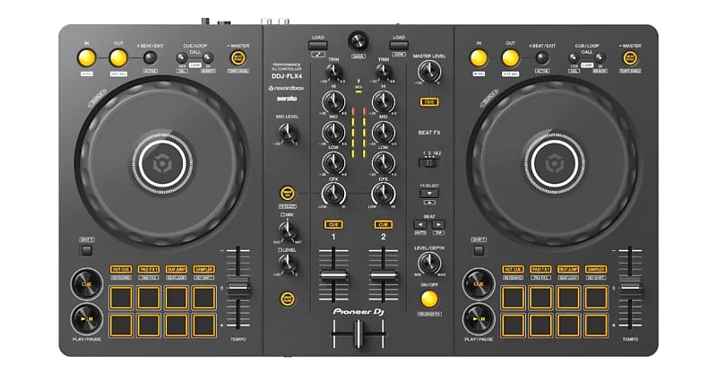 [美品] Pioneer DJ DDJ-FLX4 コントローラ Pioneer DDJ-FLX4 2-Channel Serato Rekordbox DJ Controller w