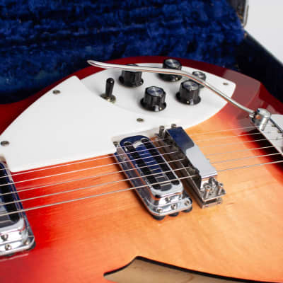 Rickenbacker Model 335 Semi-Hollow Body Electric Guitar (1966), ser. #FI-3126, original silver tolex hard shell case. image 15