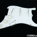 NEW Fender Stratocaster LOADED PICKGUARD Strat Texas Special White 3 Ply 11 Hole
