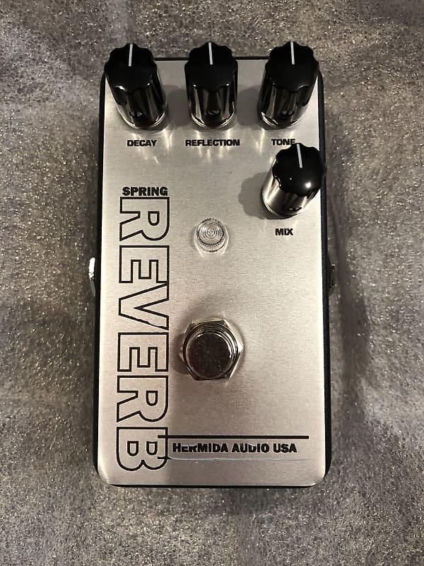 【激安通販 オンラインショップ】 Hermida Audio Silver Spring Reverb pedal | Reverb ギター