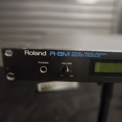 Roland R-8M Total Percussion Sound Module 1980s - Black