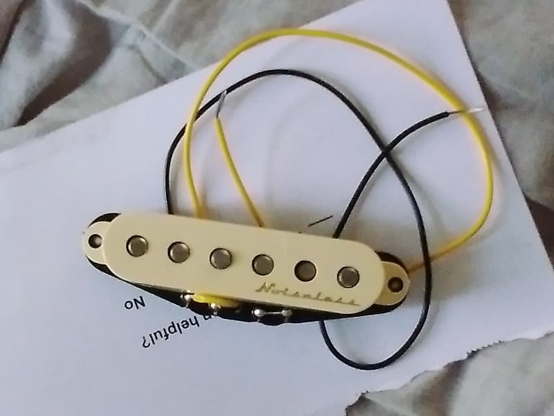 Fender Vintage Noiseless Bridge Jeff Beck Stratocaster Pickup | Reverb