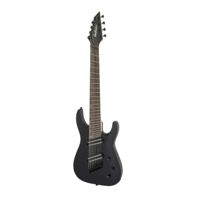 Jackson X Series Dinky Arch Top DKAF8 MS 8-String, Laurel Fingerboard, Multi-Scale Electric Guitar with 24 Jumbo Frets (Right-Handed, Gloss Black) image 3