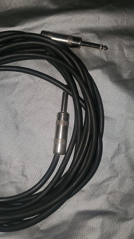 Switchcraft 16 foot 1/4 inch guitar cable straight connectors | Reverb