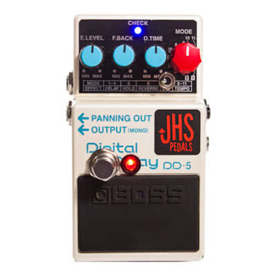 JHS Boss DD-5 Delay with "Dual Mode" Mod
