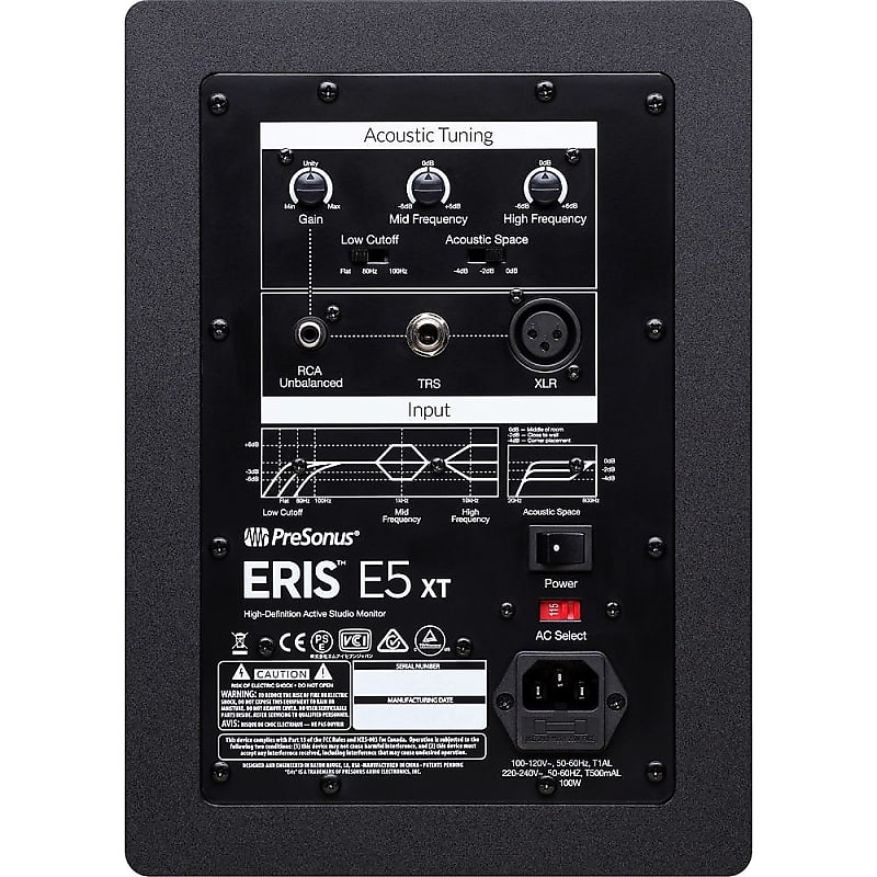PreSonus Eris E5 XT 2-Way Active Studio Monitors (Pair) image 2
