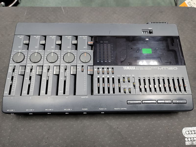 Yamaha multitrack cassette recorder MT120 Gray Reverb