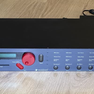 Waldorf Microwave 1 Rev-A // Superb Condition! 90s - Blue