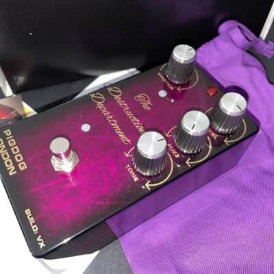 Pigdog  Destruction Department MK3 Tonebender Purple Tone-bender STC Transistor Sola Sound 1/1  Rare image 2