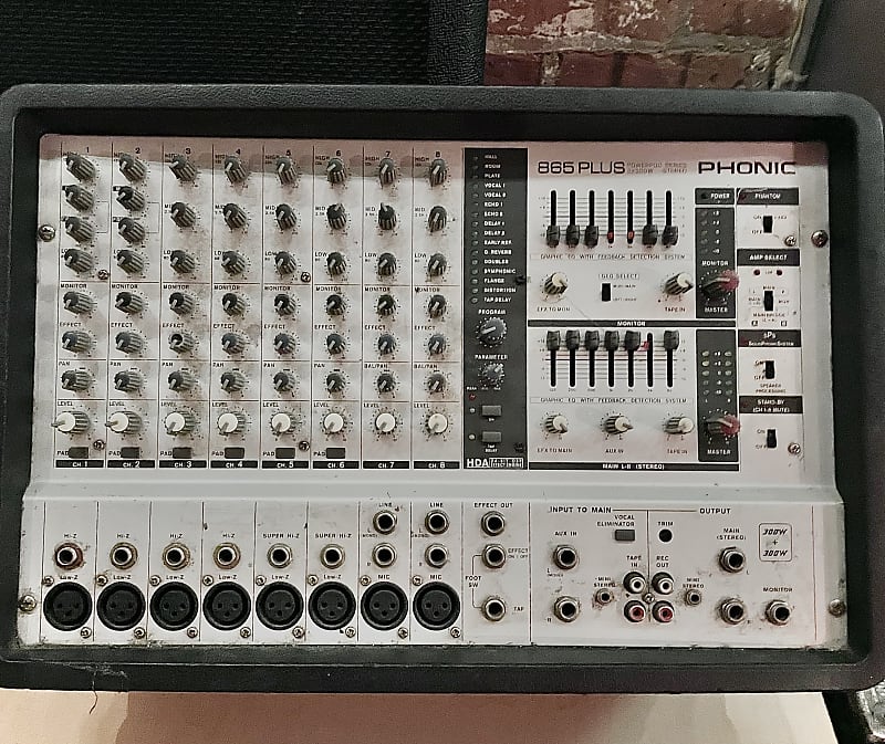 Phonic 865 Powerpod Plus Reverb