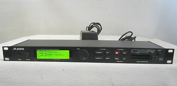 Alesis QSR Synthesizer Synth Module Rack Mount MIDI with OEM Power Adapter