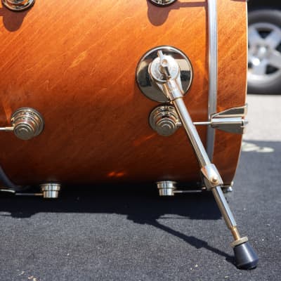 DW/USA Collectors Series 3PC. Shell Pack In Tobacco Satin Oil With Twisted Pure Maple Shell's With Ring's And GOLD Hardware  | 12''/14''/20" image 10