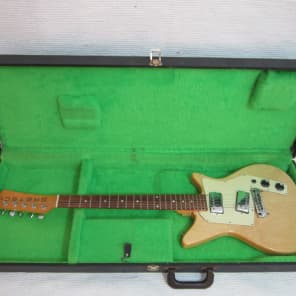 Vintage 1970s Gretsch TK 300 Solid Body Electric Guitar Natural Finish Clean Original Case image 2
