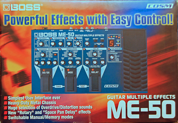 BOSS ME-50 & Boss AC Adapter | Reverb