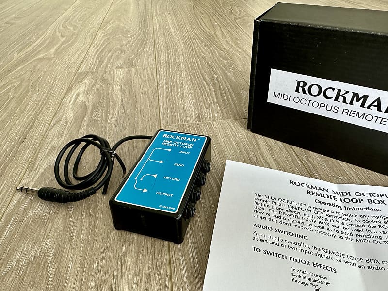 ROCKMAN MIDI OCTOPUS REMOTE LOOP 2個セット ROCKMAN MIDI OCTOPUS REMOTE LOOP 2個セット Rockman Midi