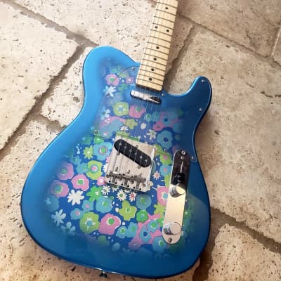 Fender Telecaster TL-69 (PAISLEY BLUE FLOWER!!!!!!!!) | Reverb