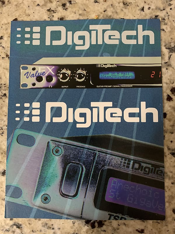 DigiTech Brochure 90’s Bass Whammy Whammy II Reverb