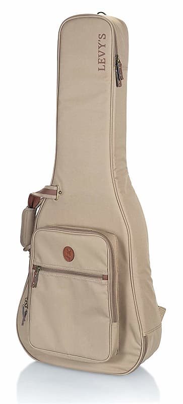 Levy's - LVYCLASSICGB200 - Levy’s Deluxe Lightweight Gig Bag for Bass Guitar - Tan image 1