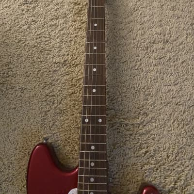 Fender MG-69 Mustang Reissue 1995 MIJ - Candy Apple Red image 5