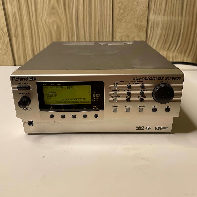 Roland Sound Canvas SC-8850 1990s - Silver | Reverb