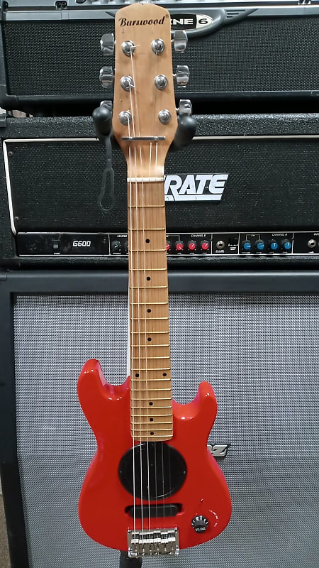 Burwood Mini Guitar 1990s Red image 1