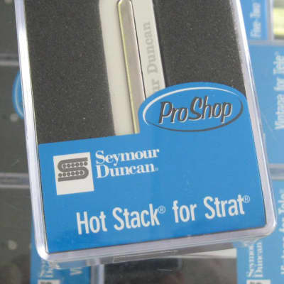 Seymour Duncan Hot Stack for Strat Bridge Pickup White STK-S2b image 1