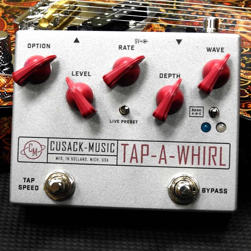 Cusack Music Tap-a-Whirl V.3 Analog Tap-Tempo Tremolo Effects Pedal image 1