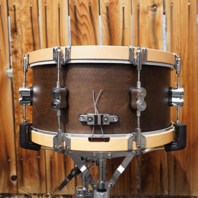 PDP Concept Classic Series - Satin Walnut Finish 6.5 x 14" Maple Snare Drum w/ Maple Hoops (2023) image 3