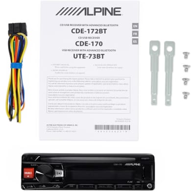 ALPINE CD Receiver Stereo Android/MP3/WMA/USB/AUX For 1993-1997 GEO Prizm image 6