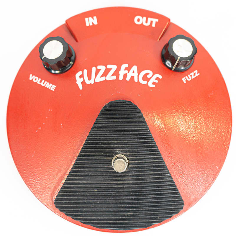 90s Dunlop Fuzz Face 001 Reissue Red Non-Badged Version image 1