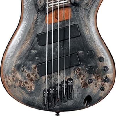 Ibanez SRMS805 SR Bass Workshop Multi Scale 5-String Bass Guitar, Deep Twilight image 2