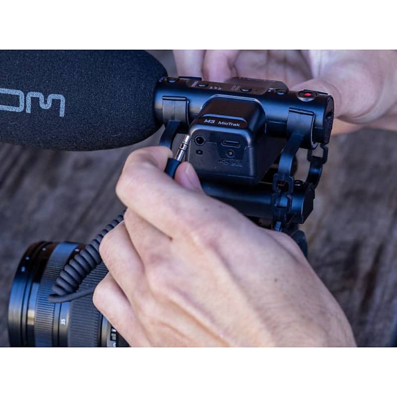 Zoom M3 MicTrak Shotgun Microphone for Recording, Audio for Video