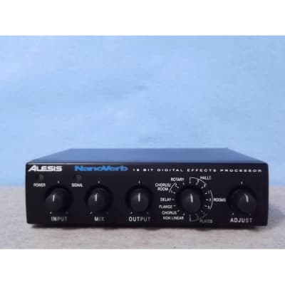 Alesis NanoVerb 18ビットデジタルエフェクトプロセッサー 動作品 Alesis Nanoverb 18-Bit Digital Effects Processor | Reverb