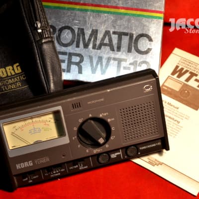 Korg WT-12 vintage tuner with box & manual image 1