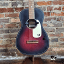 Gretsch G9500 Jim Dandy Parlor Guitar w/ Goldfoil Pickup & Rubber Bridge (2021, Redburst Relic)