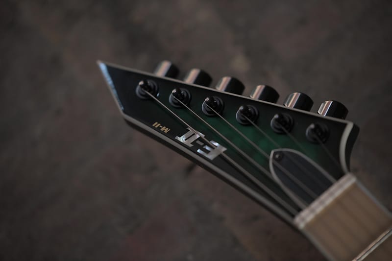 ESP E-II M-II NT BTB - Black Turquoise Burst | Reverb