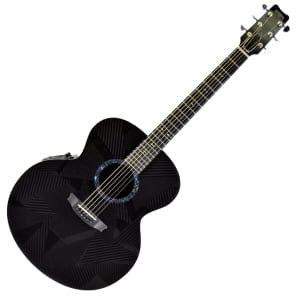 Rainsong BI JM1000N2 Black Ice Series Acoustic Electric Guitar Graphite