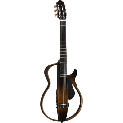 Yamaha Silent Nylon 6-String Classical Guitar w/Gigbag - Tobacco Brown Sunburst